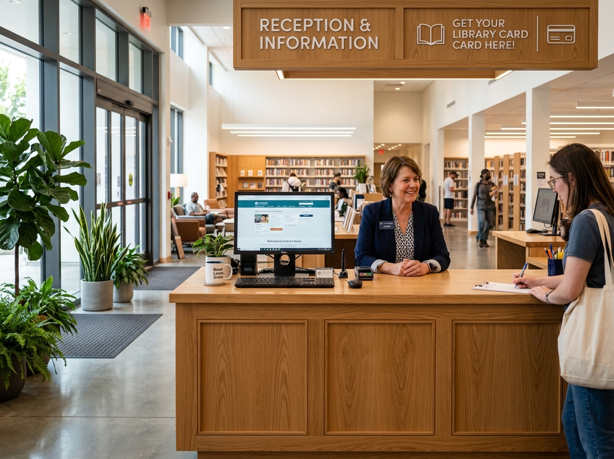 Library Reception Desk